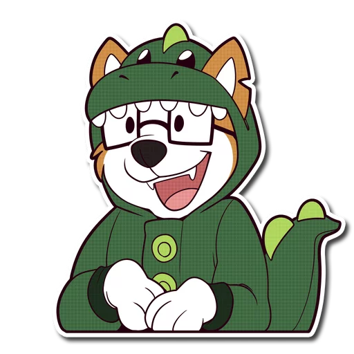 🐲 Стикер «Howee» для Telegram