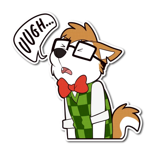 😫 Стикер «Howee» для Telegram