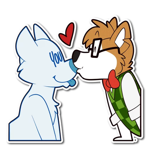 ❤ Стикер «Howee» для Telegram