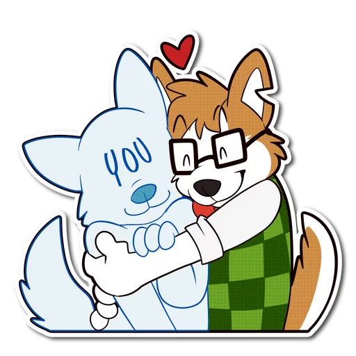 ❤ Стикер «Howee» для Telegram