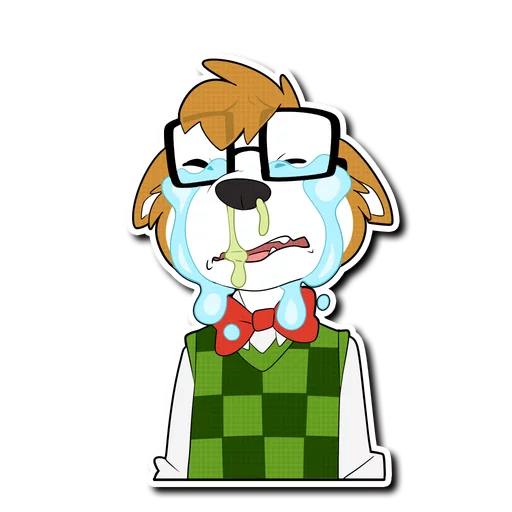 😭 Стикер «Howee» для Telegram