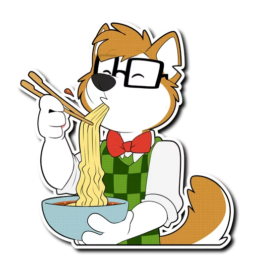 🍜 Стикер «Howee» для Telegram
