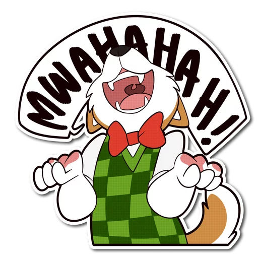 😈 Стикер «Howee» для Telegram