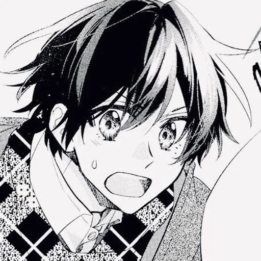 😨 Стикер «Sasaki and Miyano» для Telegram