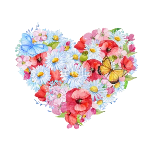 🌺 Стикер «حال خوب با» для Telegram