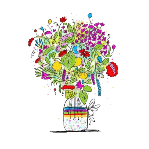 💐 Стикер «حال خوب با» для Telegram