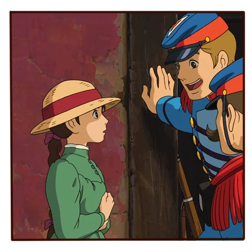 😐 Стикер «Howls moving castle» для Telegram