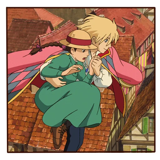 🏃‍♂️ Стикер «Howls moving castle» для Telegram