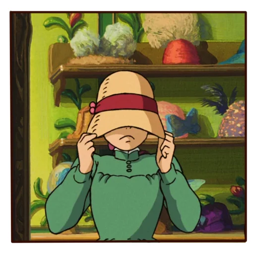 😶‍🌫️ Стикер «Howls moving castle» для Telegram