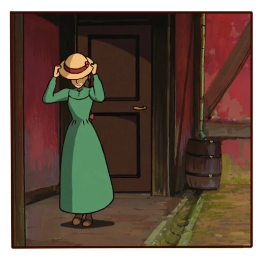 😕 Стикер «Howls moving castle» для Telegram