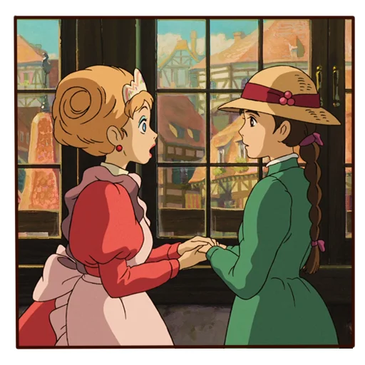 🤝 Стикер «Howls moving castle» для Telegram
