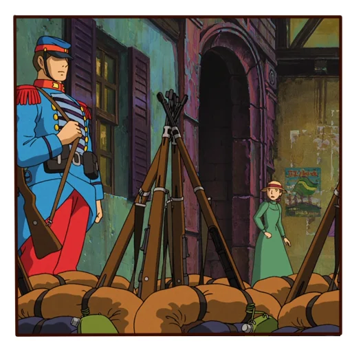 😧 Стикер «Howls moving castle» для Telegram