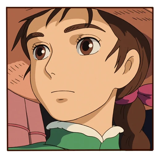 😕 Стикер «Howls moving castle» для Telegram