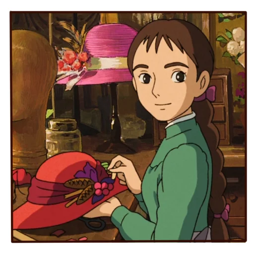 🙂 Стикер «Howls moving castle» для Telegram