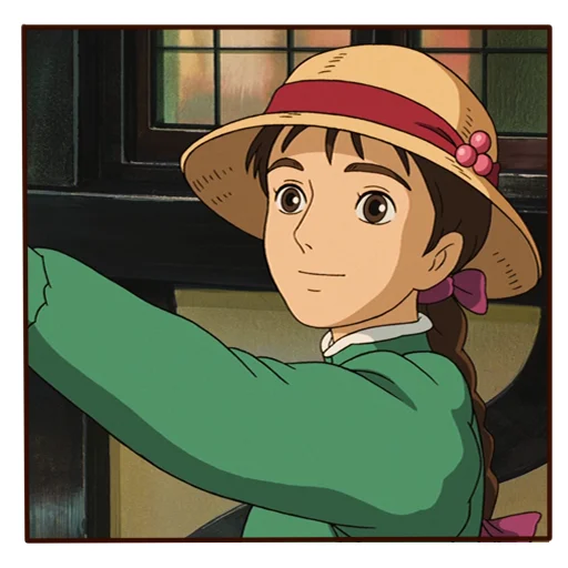 🙋‍♀️ Стикер «Howls moving castle» для Telegram