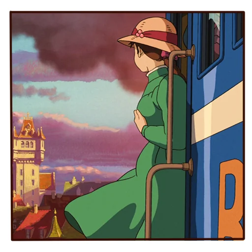 🌅 Стикер «Howls moving castle» для Telegram