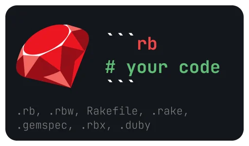 ⌨️ Стикер «How to write code snippets» для Telegram