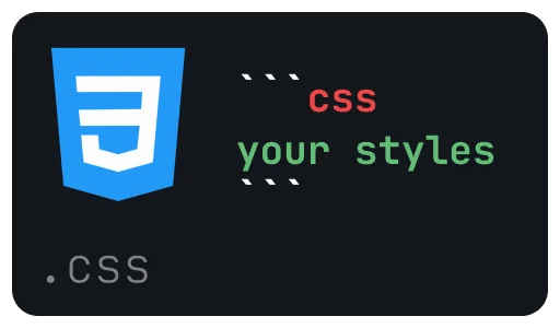 ⌨️ Стикер «How to write code snippets» для Telegram
