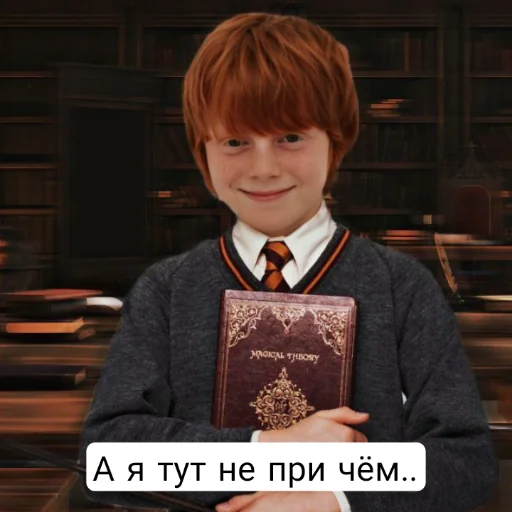 🤷 Стикер «Гарри Поттер и Проклятое Дитя» для Telegram