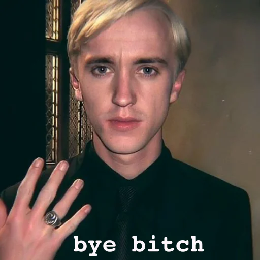 😎 Стикер «Fucking Draco Malfoy» для Telegram
