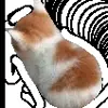 Стикер 47 Cats #cat #cute #girl #memes