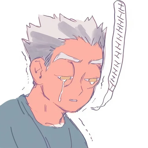 😭 Стикер «Haikyuu!! 2» для Telegram