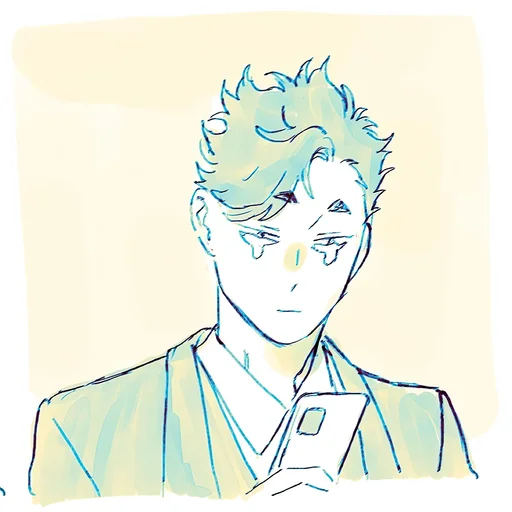 😔 Стикер «Haikyuu!! 2» для Telegram