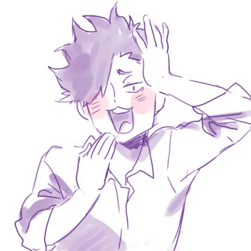 😍 Стикер «Haikyuu!! 2» для Telegram