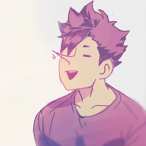 👃 Стикер «Haikyuu!! 2» для Telegram