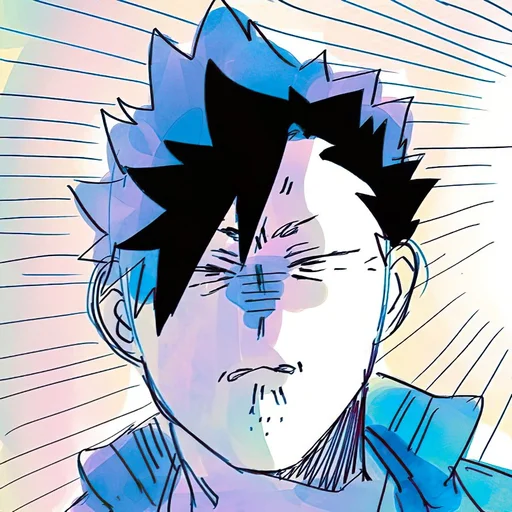 🤢 Стикер «Haikyuu!! 2» для Telegram