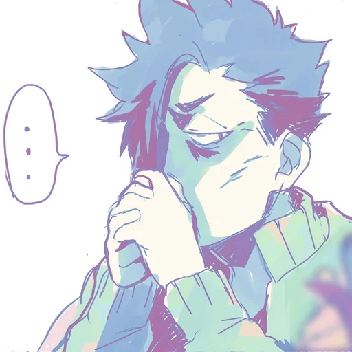 😕 Стикер «Haikyuu!! 2» для Telegram