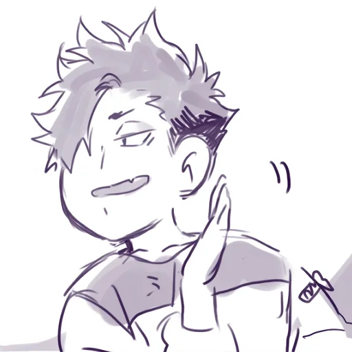 😏 Стикер «Haikyuu!! 2» для Telegram