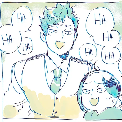 😂 Стикер «Haikyuu!! 2» для Telegram