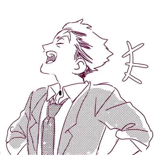😂 Стикер «Haikyuu!! 2» для Telegram