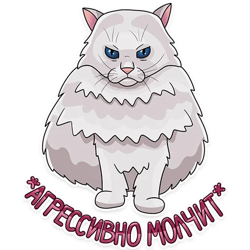 😾 Стикер «Рабочие котики» для Telegram