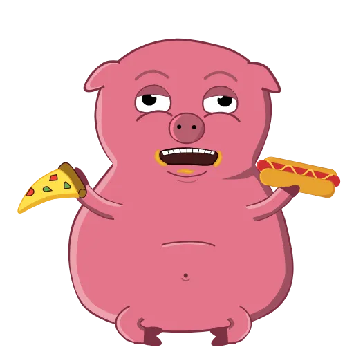 🍔 Стикер «Хрюн» для Telegram