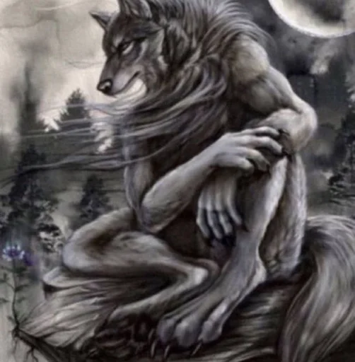 🐺 Стикер «чувствую» для Telegram