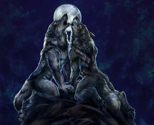 🐺 Стикер «чувствую» для Telegram