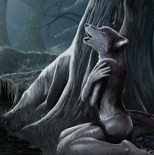 🐺 Стикер «чувствую» для Telegram