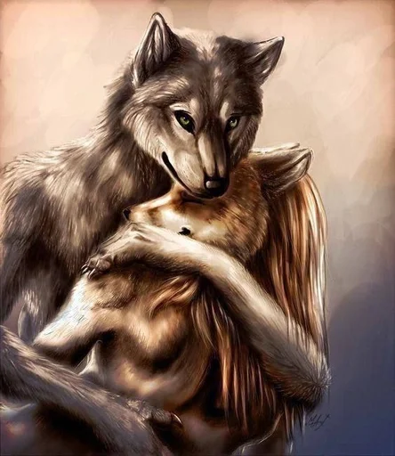 🐺 Стикер «чувствую» для Telegram