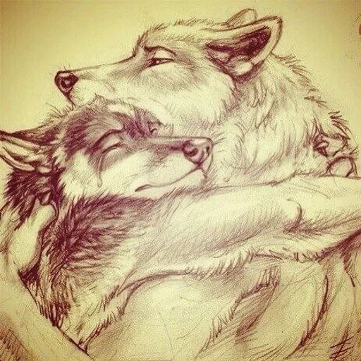 🐺 Стикер «чувствую» для Telegram