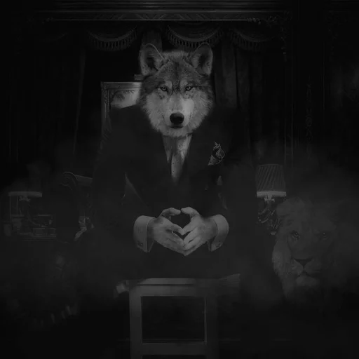 🐺 Стикер «чувствую» для Telegram