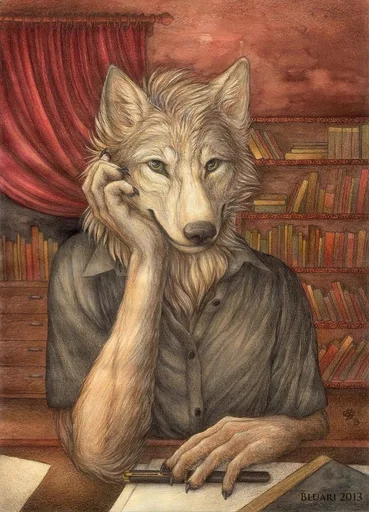 🐺 Стикер «чувствую» для Telegram