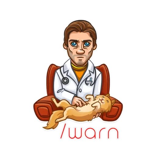 🔥 Стикер «для модеров» для Telegram