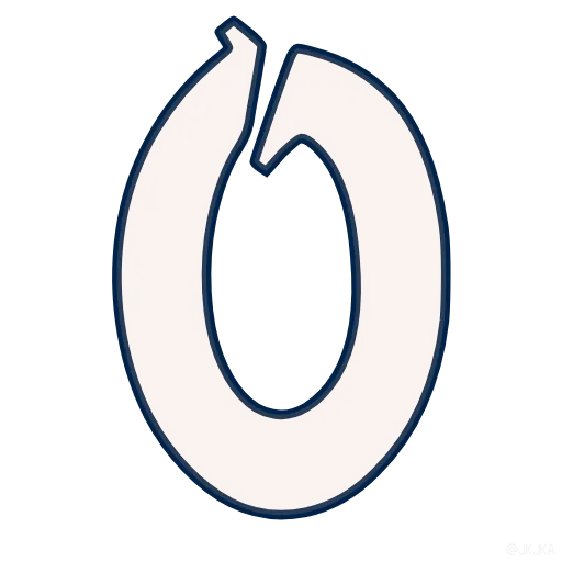 Стикер 60 Letter Stroke Animation
