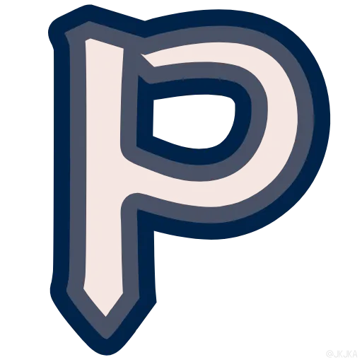 Стикер 49 Letter Stroke Animation