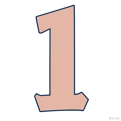 Стикер 61 Letter Stroke Animation
