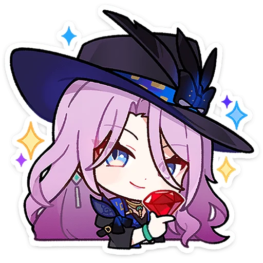 💎 Стикер «Honkai Star Rail HSR Тик Так Тик Так» для Telegram