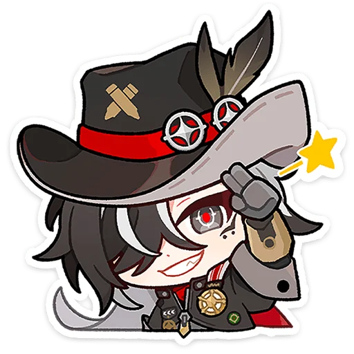 ✌️ Стикер «Honkai Star Rail HSR Тик Так Тик Так» для Telegram