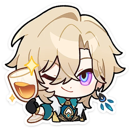 🥂 Стикер «Honkai Star Rail HSR Тик Так Тик Так» для Telegram